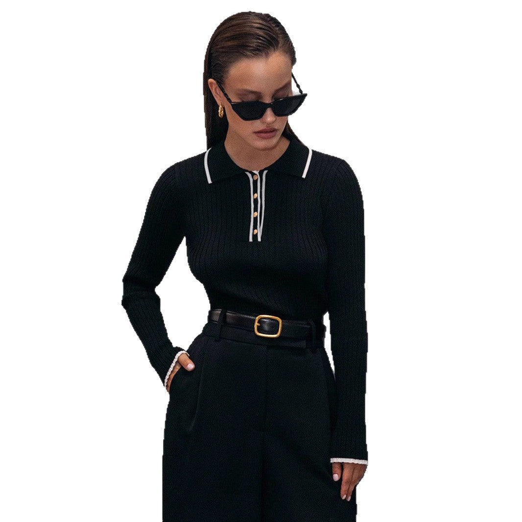 Camicia stile francese slim fit a righe