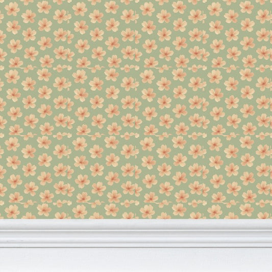 “Petali di Seta – Repeat Pattern Wallpaper  Design FEI ADLER”