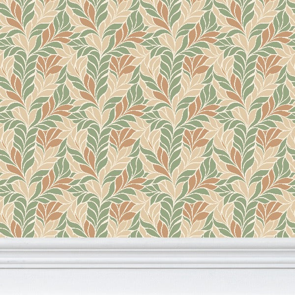 “Foglie di Luce – Repeat Pattern Wallpaper  Design FEI ADLER”