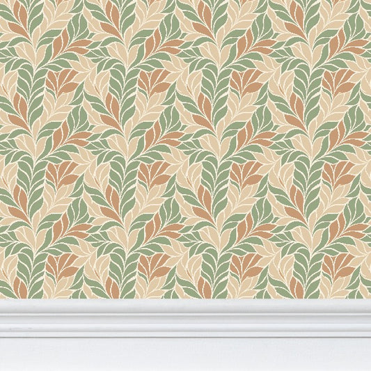 “Foglie di Luce – Repeat Pattern Wallpaper  Design FEI ADLER”