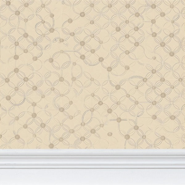 Carta da Parati con Motivo Ripetuto "Geometrie del Silenzio"