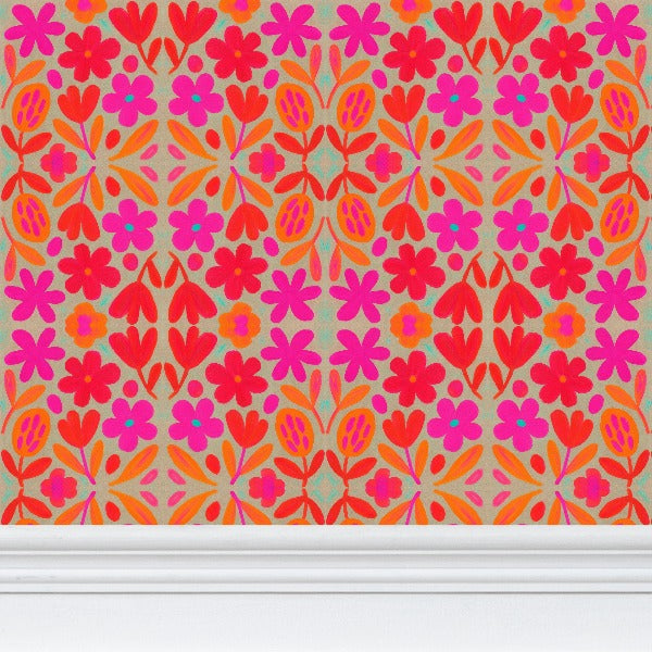 “Garden Blaze – Wallpaper Design FEI ADLER”