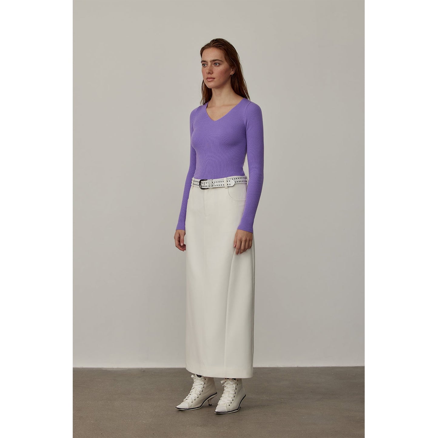 Gonna A-Line in Tencel Velvet – Eleganza Morbida, Linea Slanciata