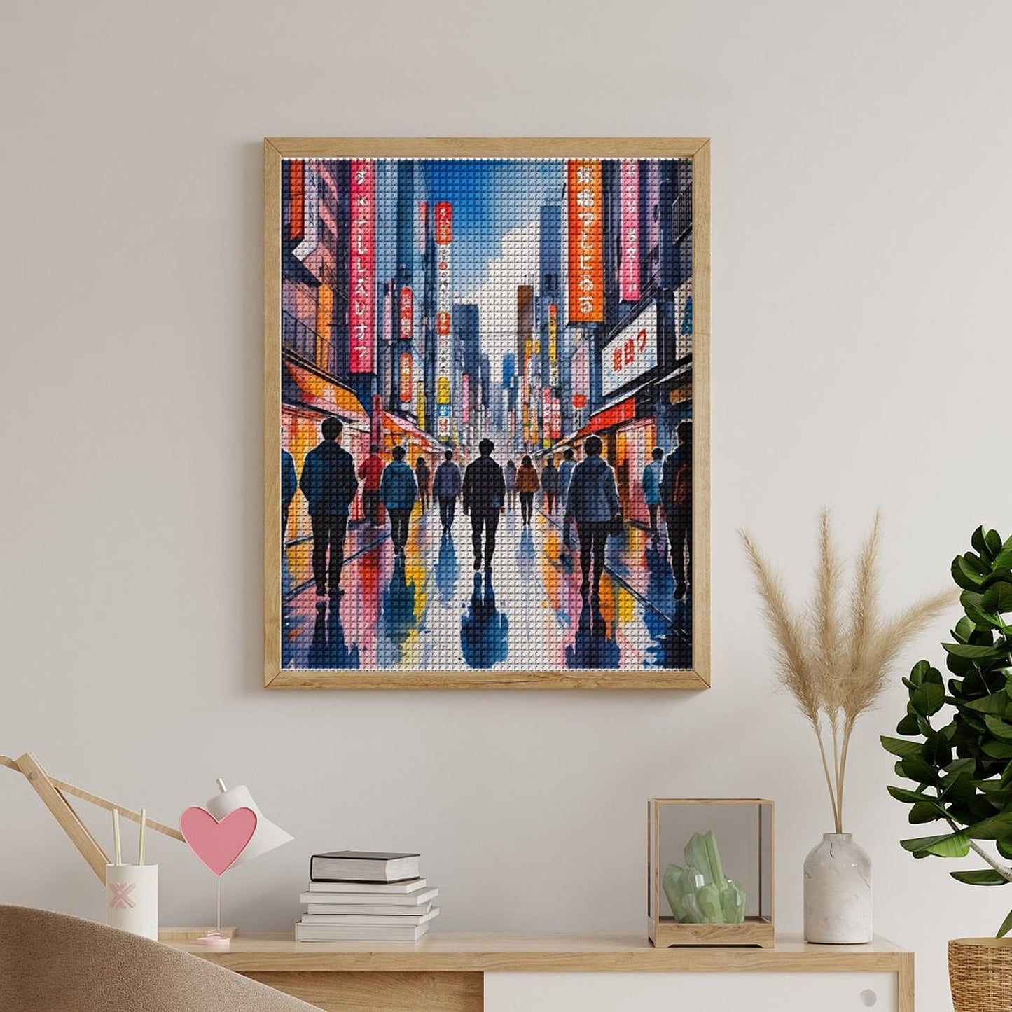 Stampa a Diamante su tela "Tokio"