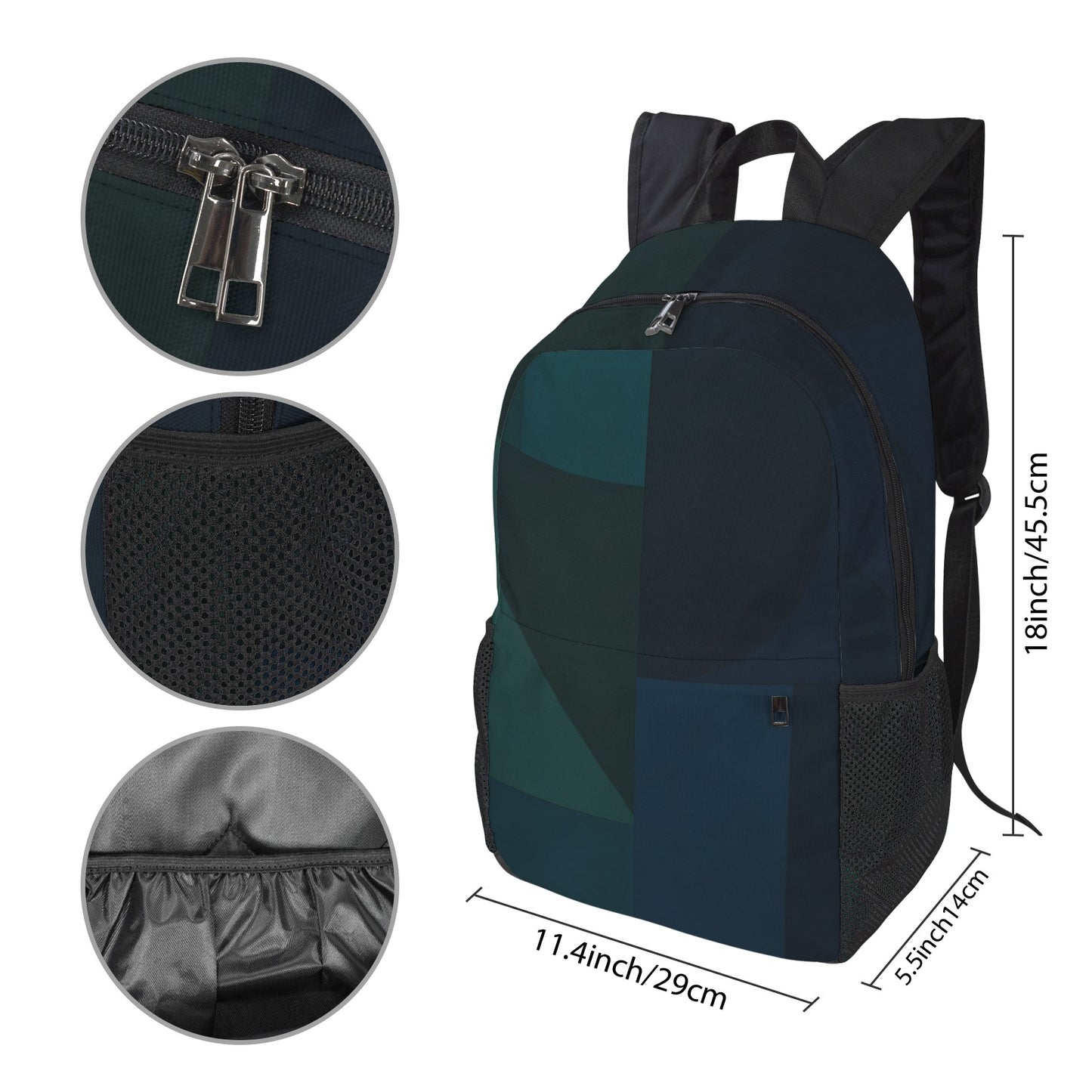 Zaino casualcon schienale imbottito