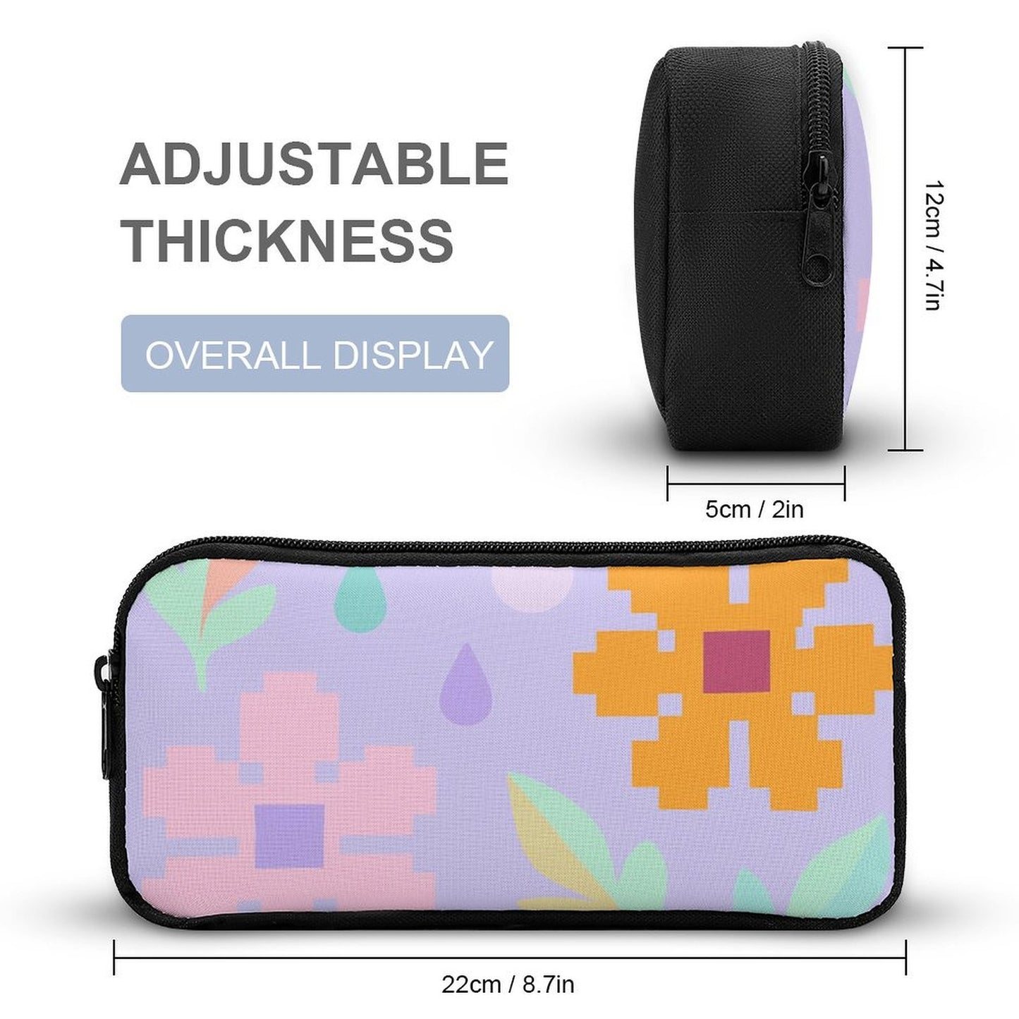 Set combinato zaino 3 in 1 con stampa all-over