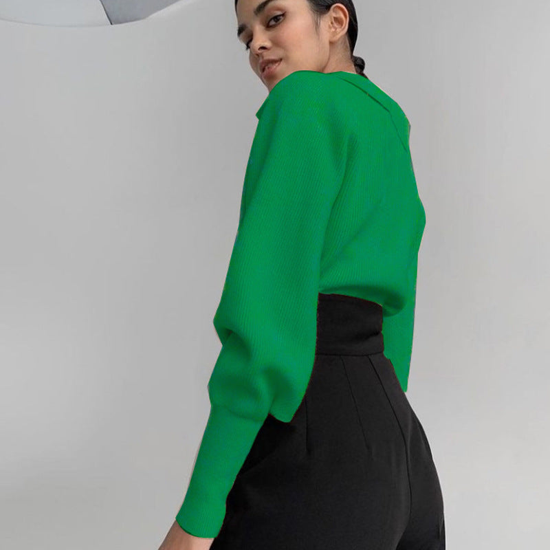 Maglione elegante con risvolto Paul