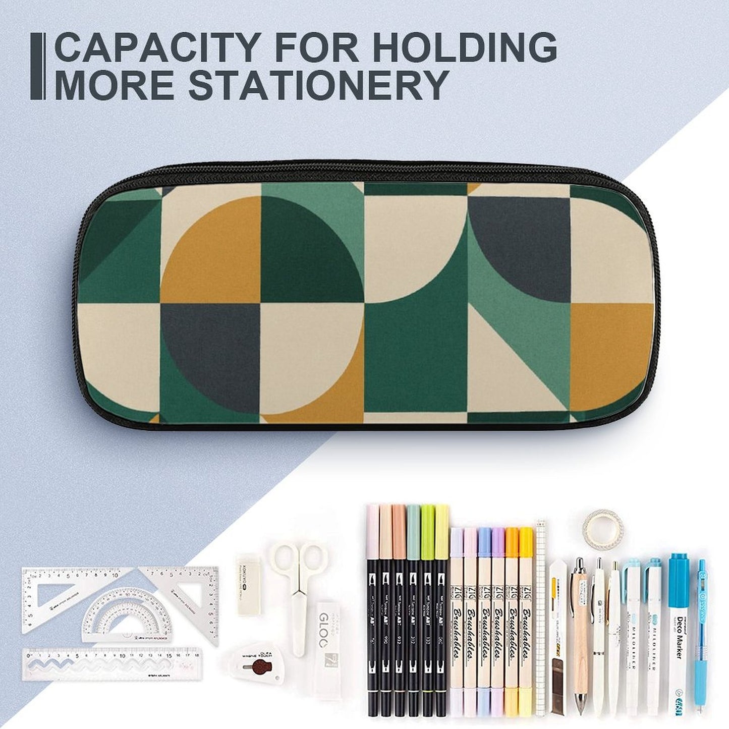 Borsa per matite in pelle di design