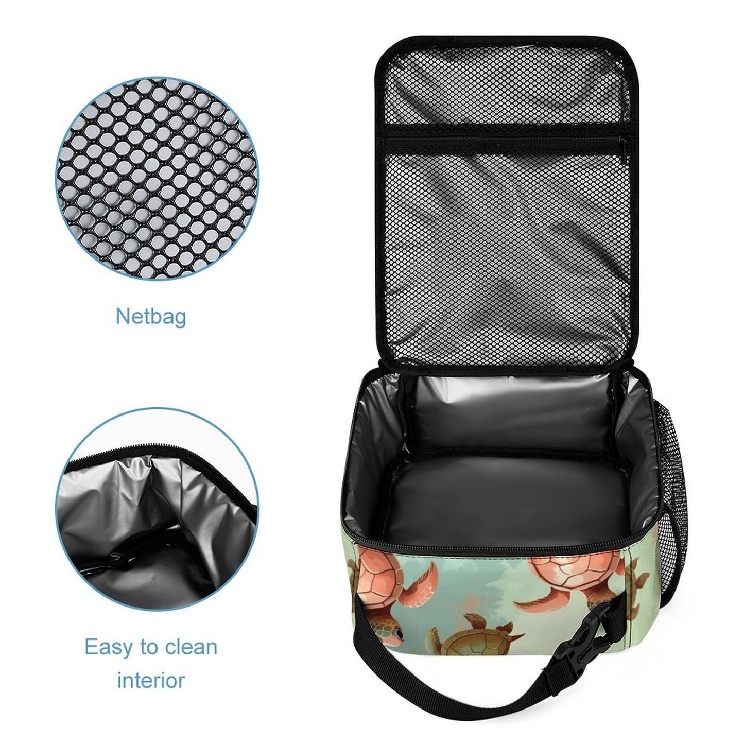 Set combinato zaino 3 in 1 con stampa all-over