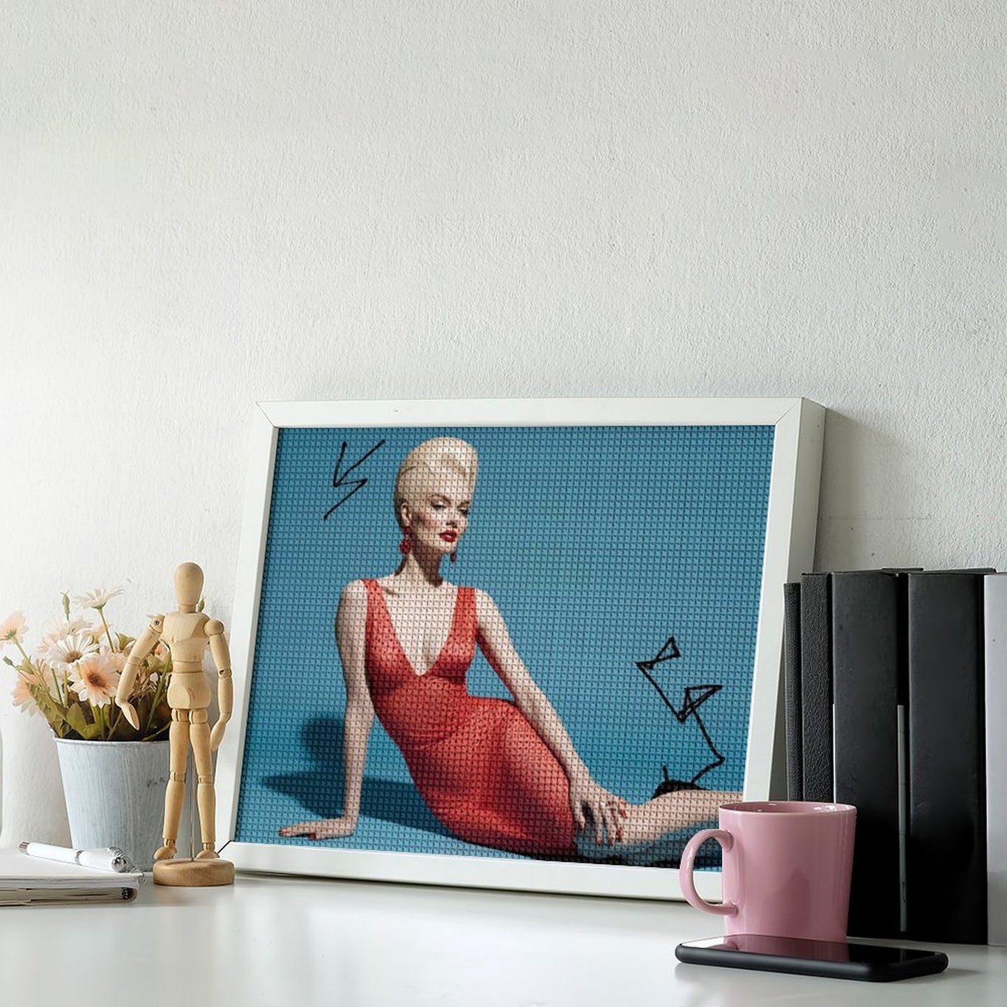 Dipinto a Diamante su tela "Marylin"