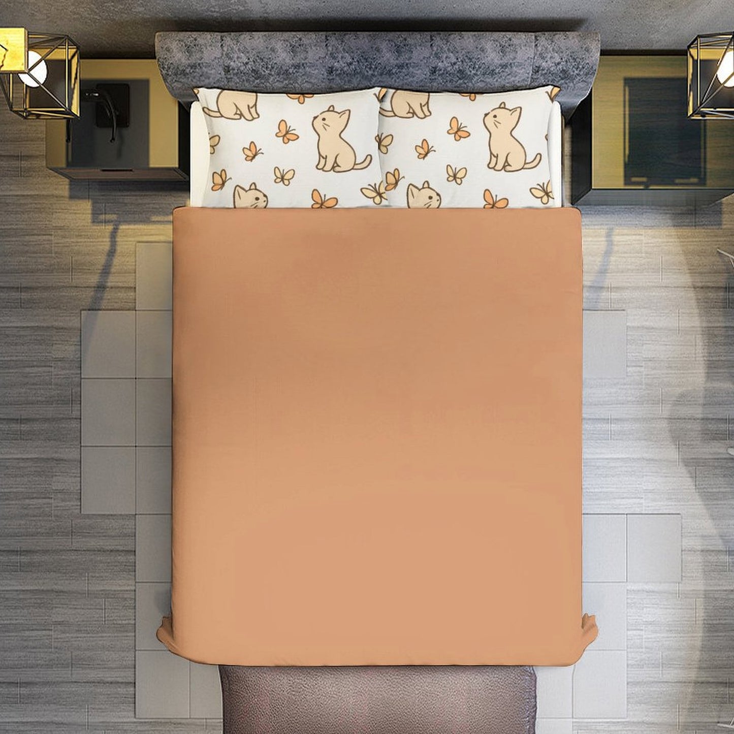 Set biancheria da letto "Amici in Rosa"