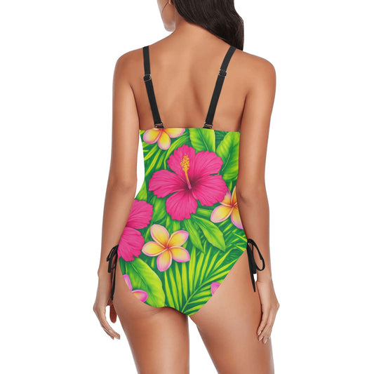 Costume da bagno intero con coulisse laterale