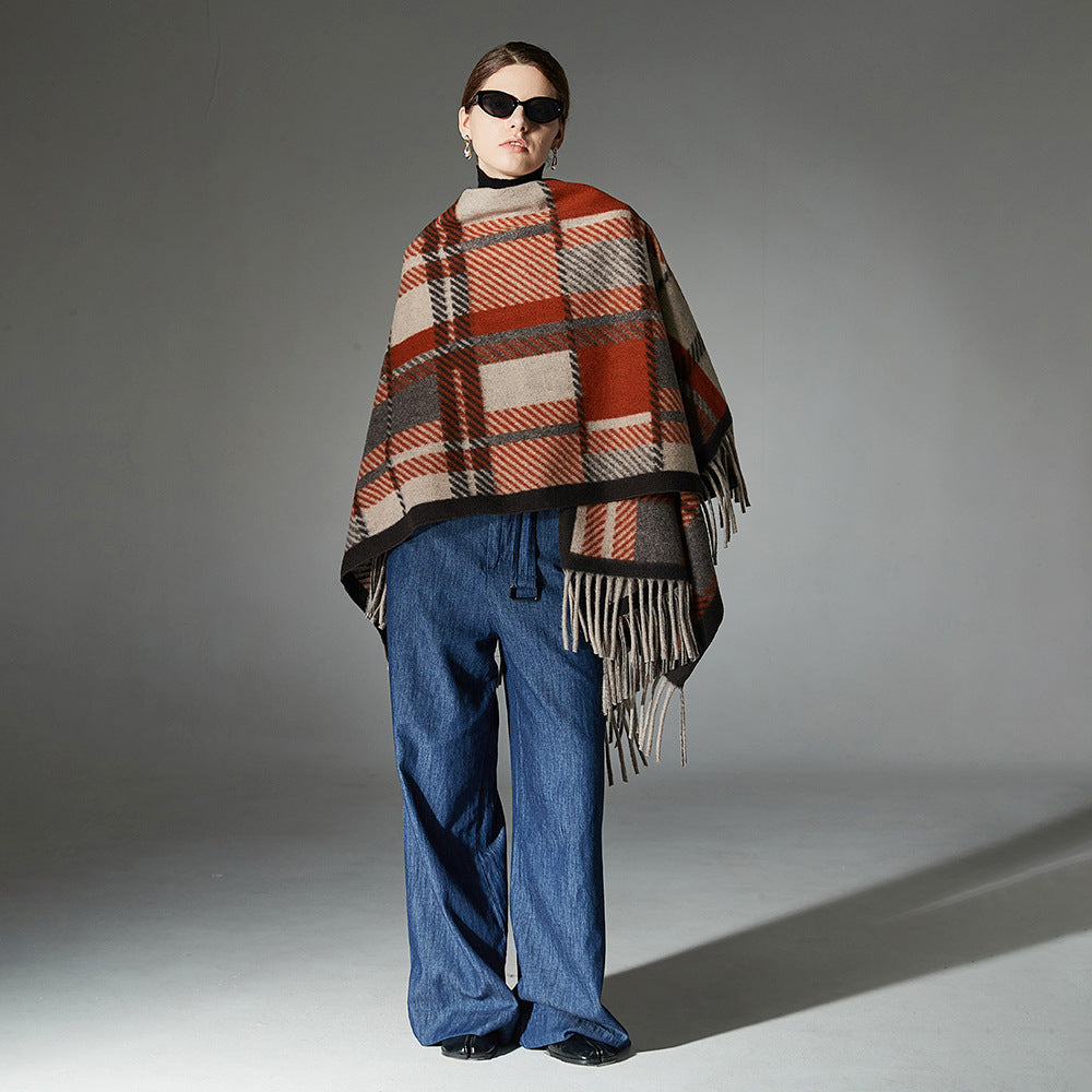 Scialle scozzese in nappa