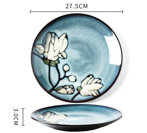 Ciotole e piatti creativi dipinti a mano con smalto colorato