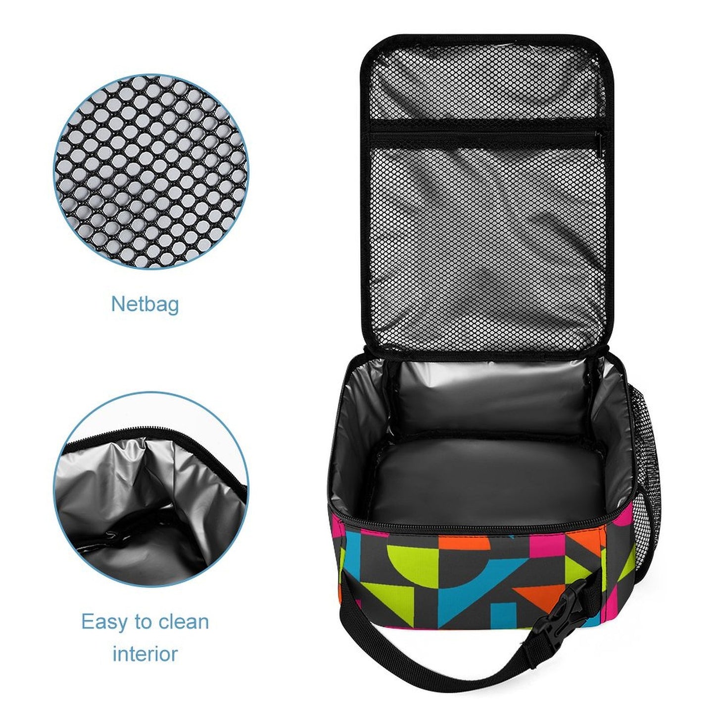 Set combinato zaino 3 in 1 con stampa all-over