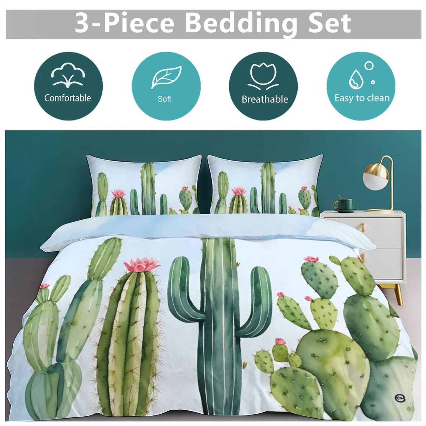 Set biancheria da letto "Cactus"