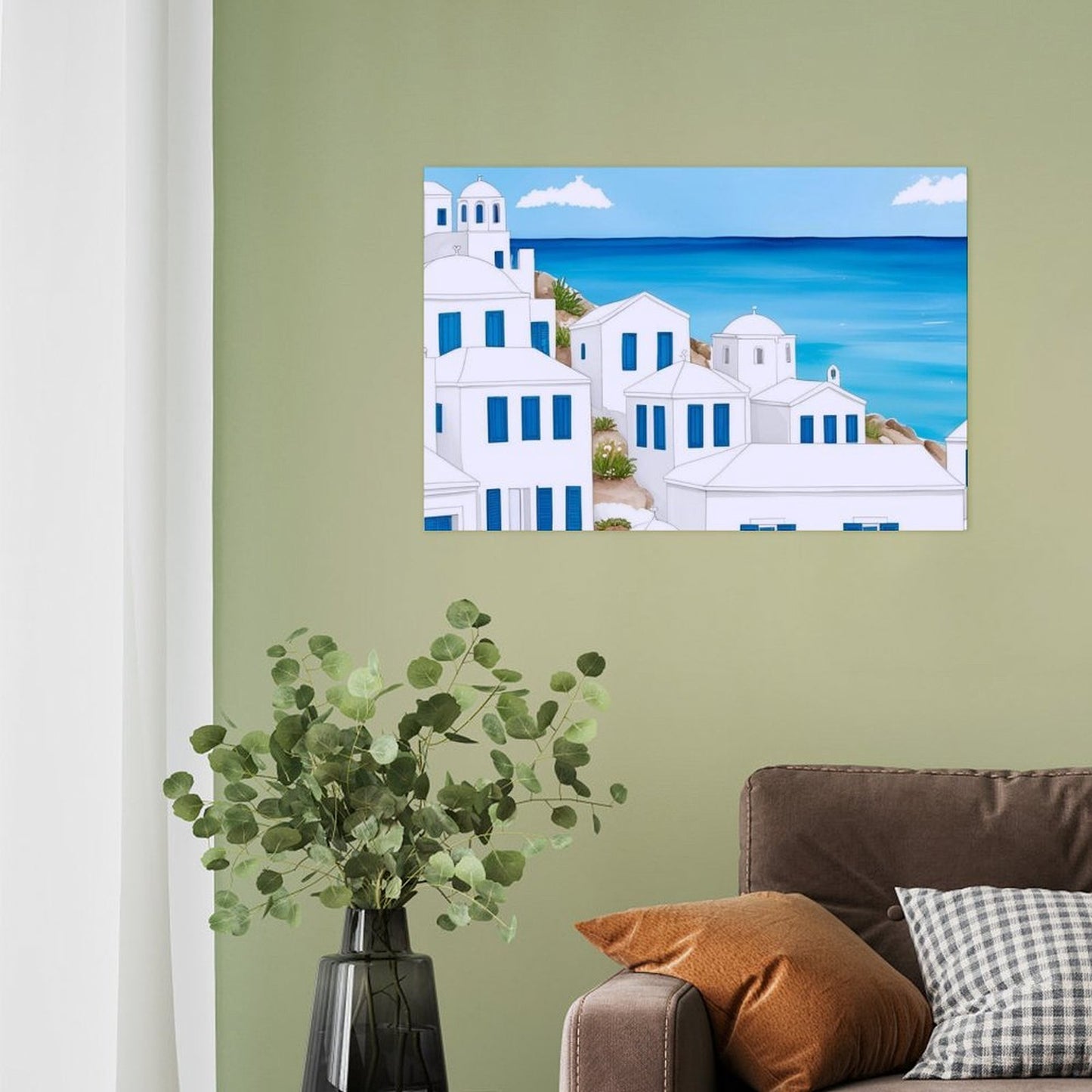 Stampa digitale "Santorini"