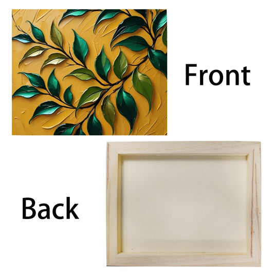 Pannello in Legno "Riflessi Dorati"