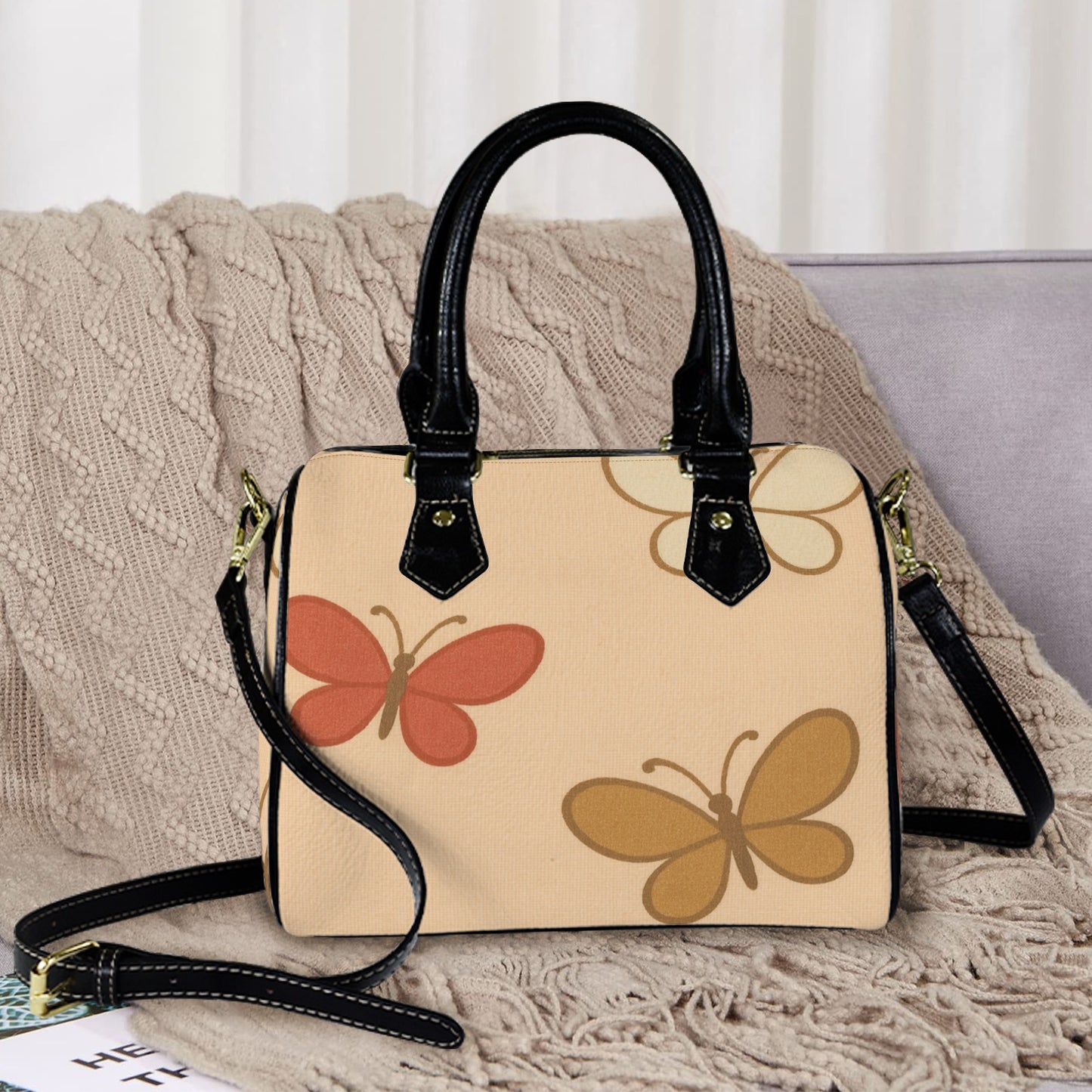 Borsa Satchel mini "Farfalle"