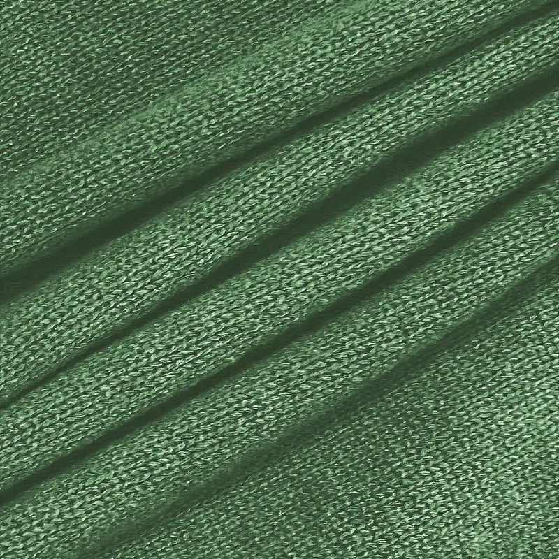 Maglione dolcevita intrecciato in tinta unita