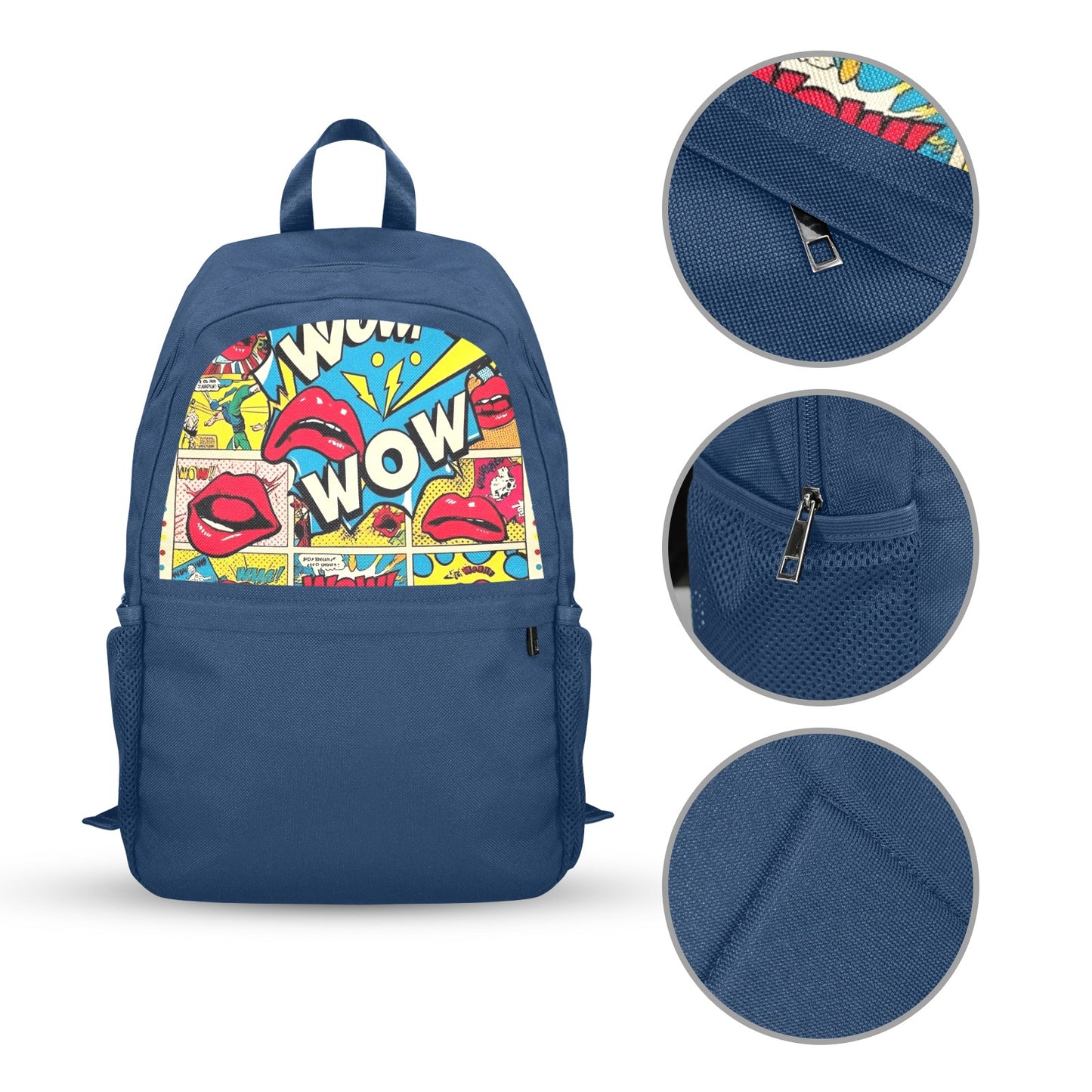 Zaino casual con schienale imbottito