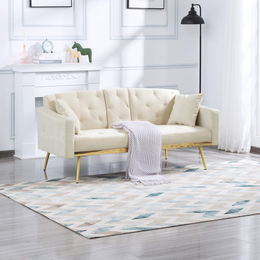 Divano letto futon elegante da 67,7 pollici