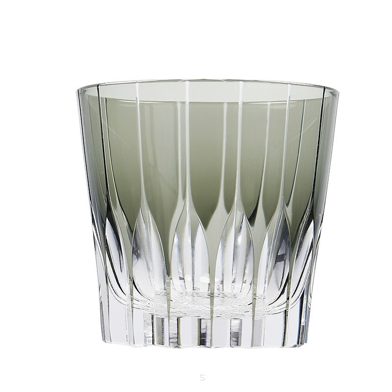 Bicchiere per acqua in cristallo intagliato a mano Asterism