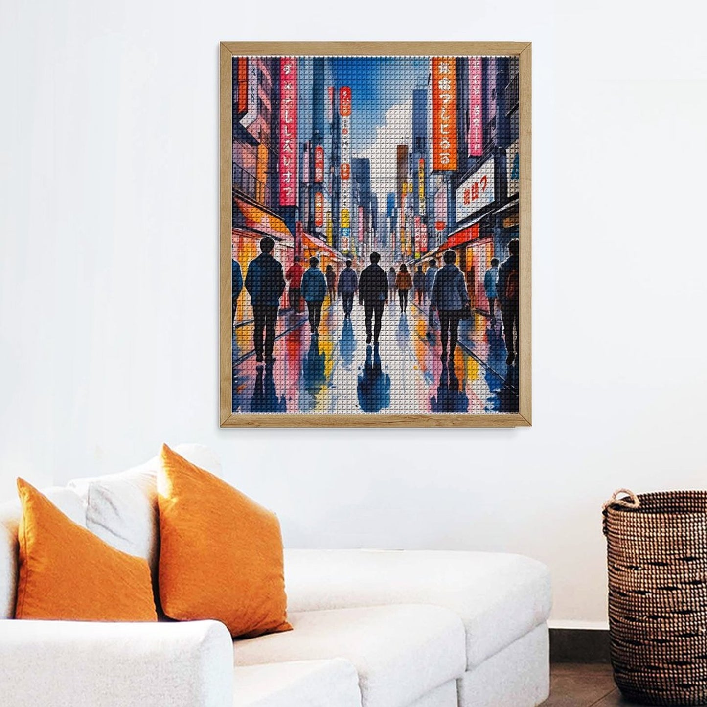 Stampa a Diamante su tela "Tokio"