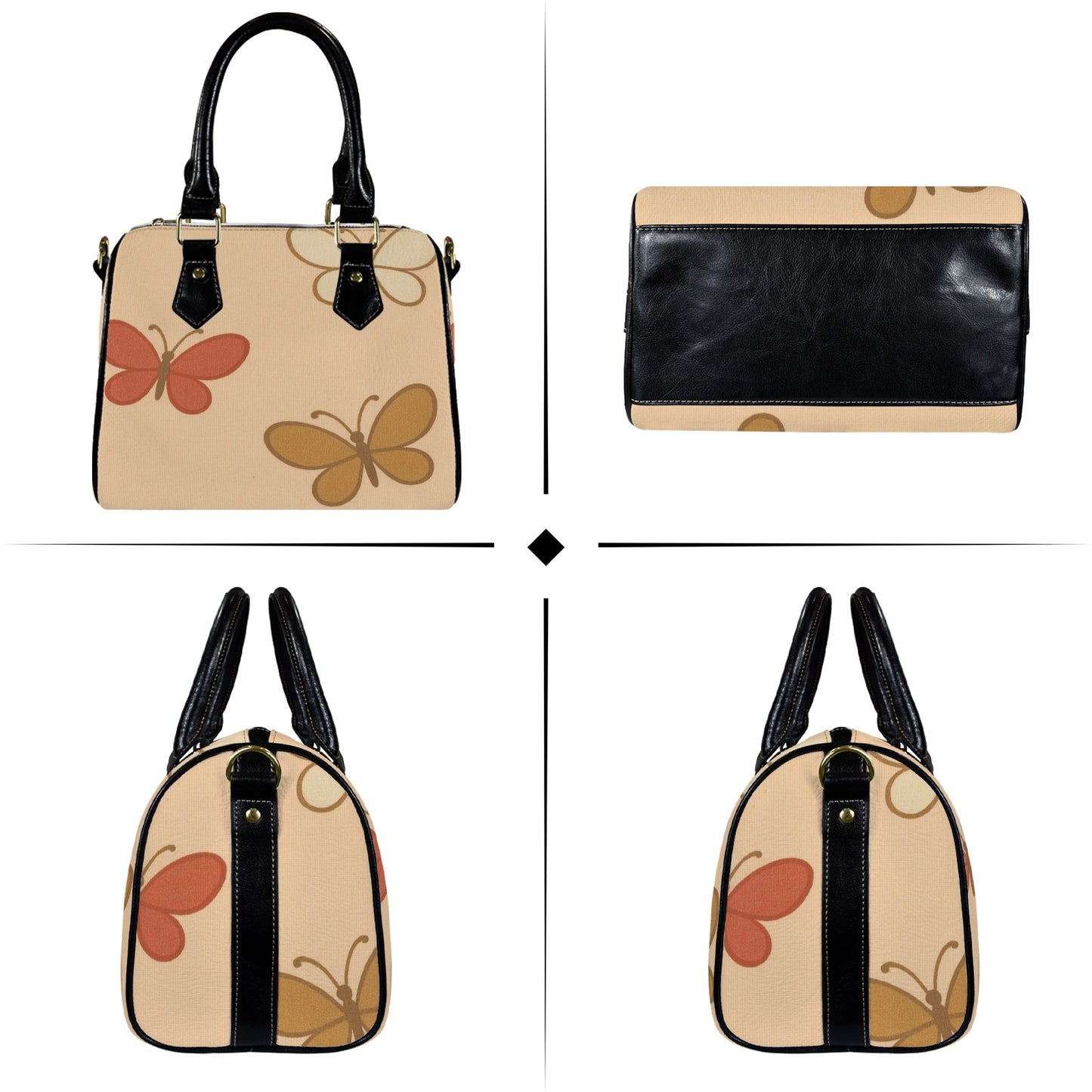 Borsa Satchel mini "Farfalle"