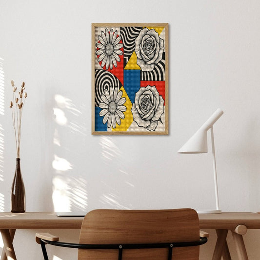 Dipinto a Diamante su tela "Corolle Pop"