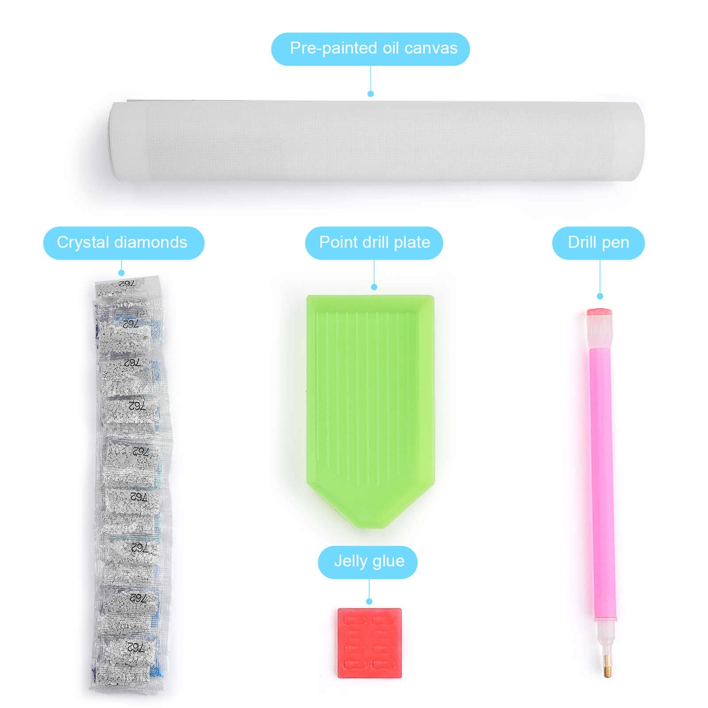 Dipinto a Diamante su tela "Cactus"