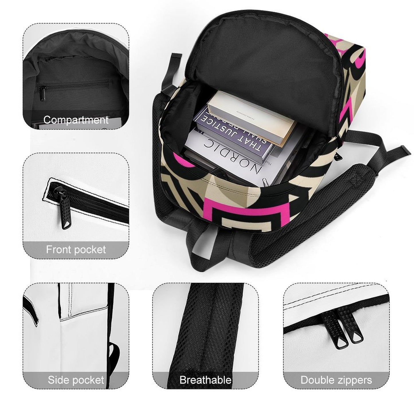 Zaino Design a 2 scomparti