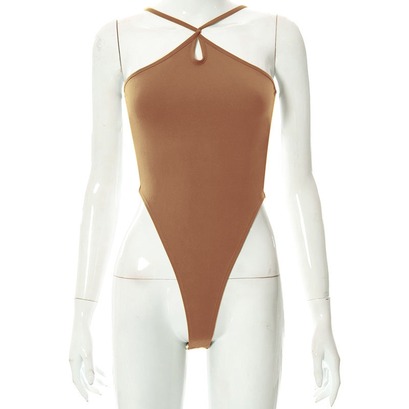 Body con lacci e schiena scoperta