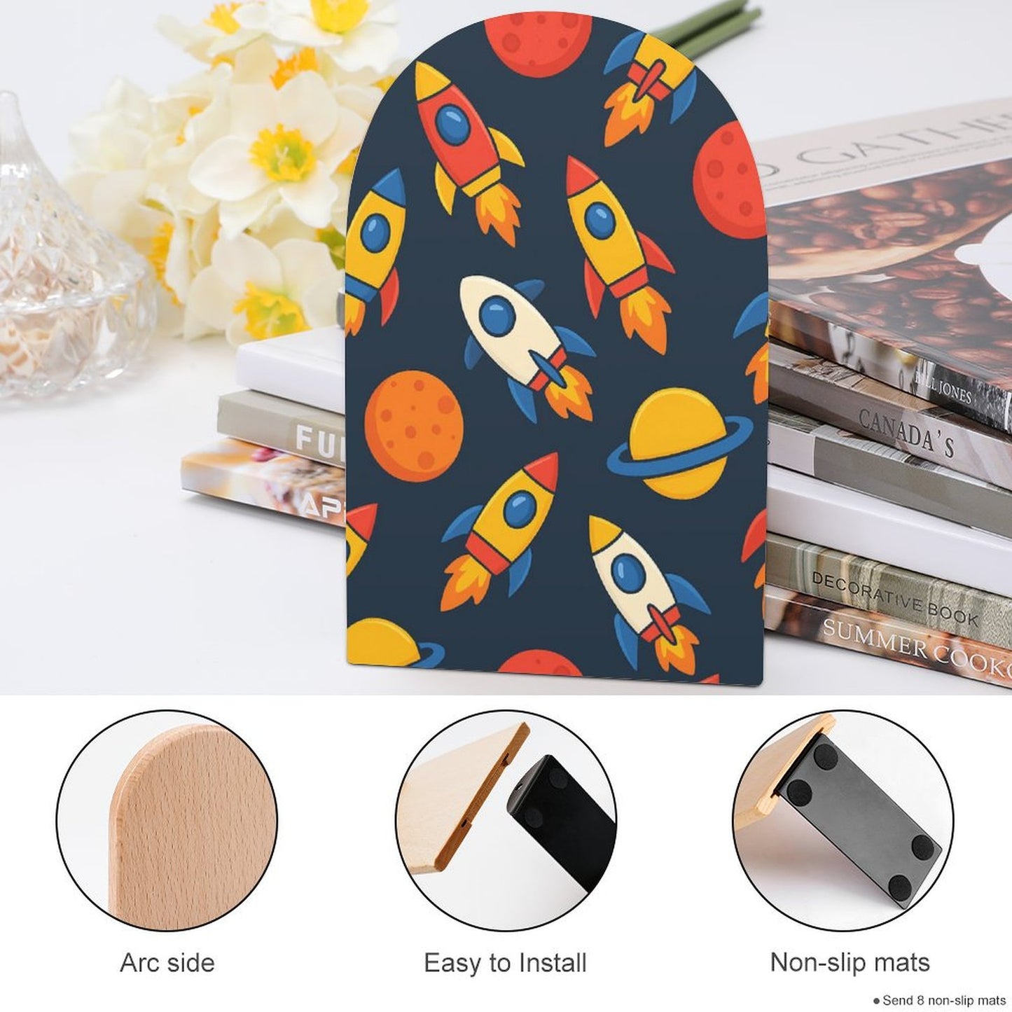 Fermalibri personalizzati