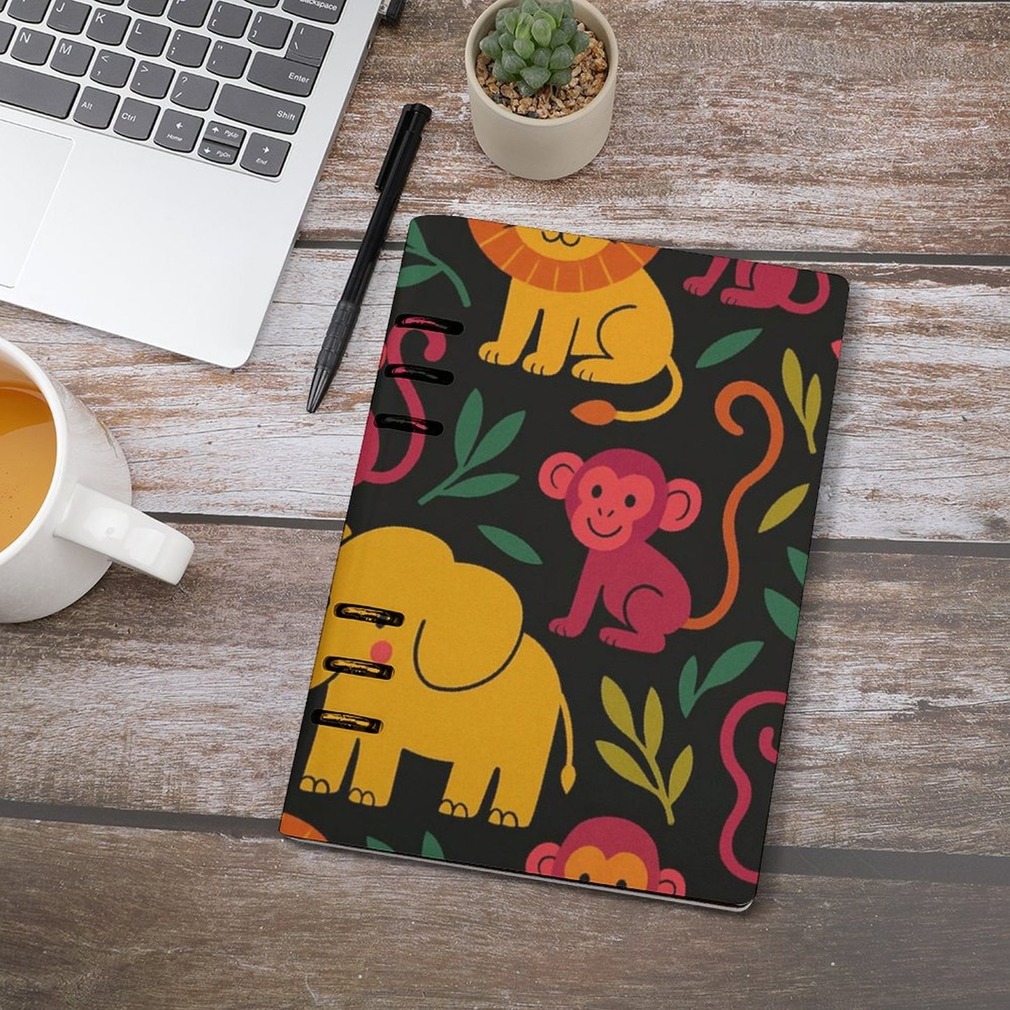 Quaderno con raccoglitore di design (A5)