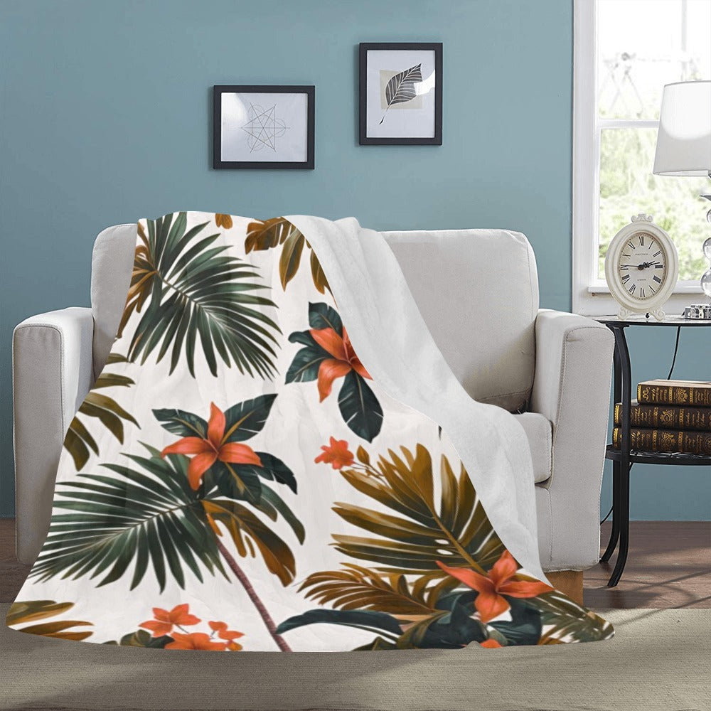 Coperta in micropile ultra morbida "Tropici"