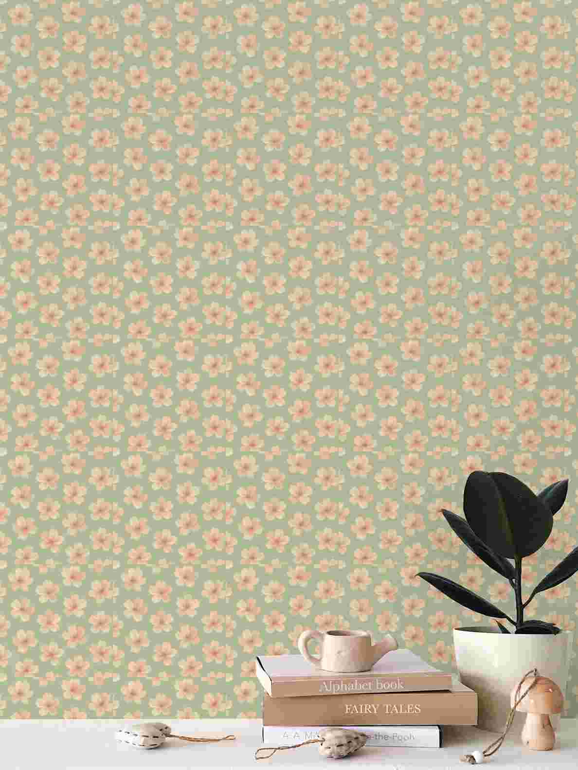 “Petali di Seta – Repeat Pattern Wallpaper  Design FEI ADLER”