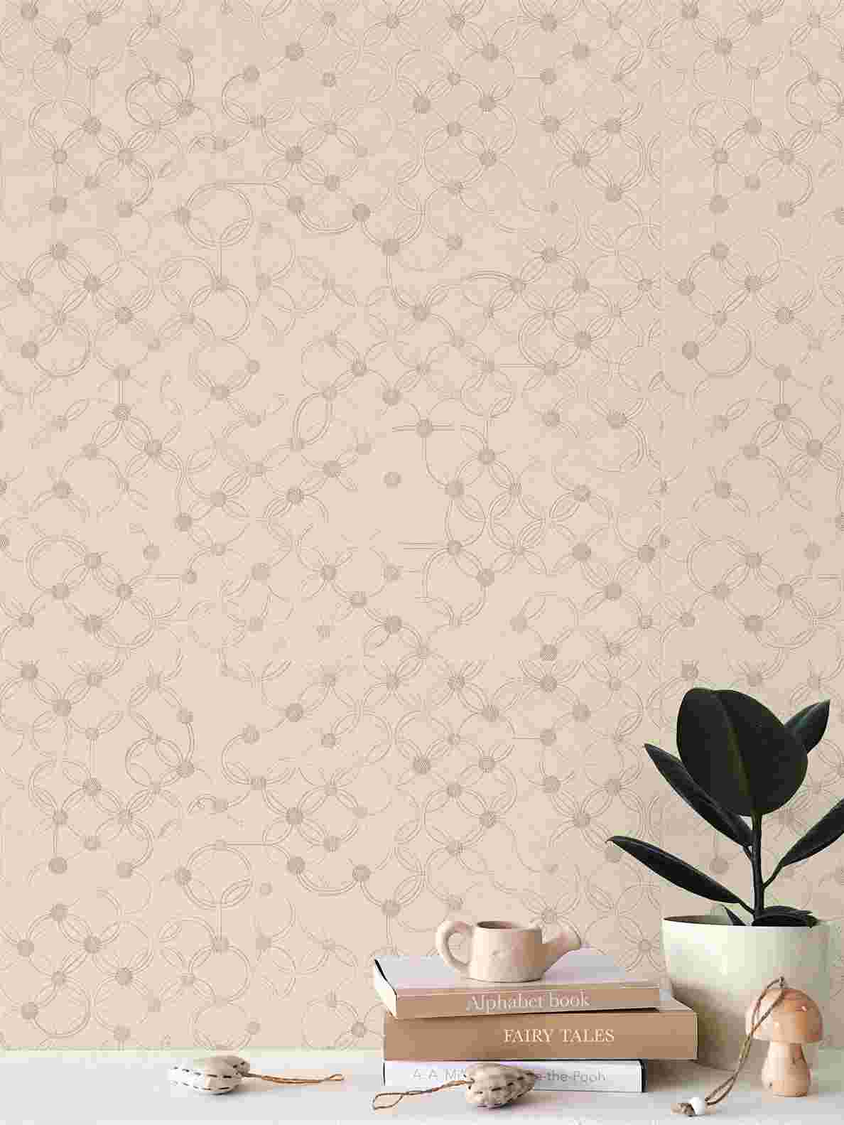 Carta da Parati con Motivo Ripetuto "Geometrie del Silenzio"