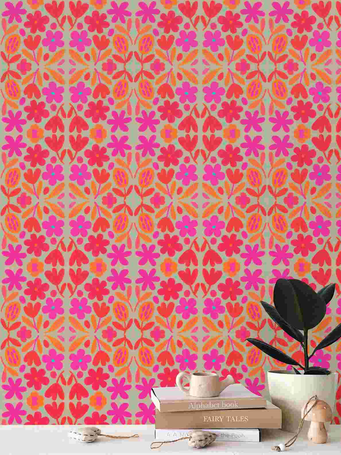 “Garden Blaze – Wallpaper Design FEI ADLER”