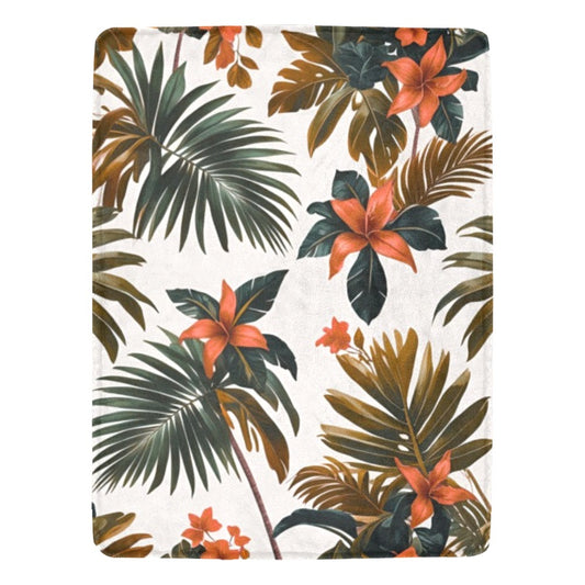 Coperta in micropile ultra morbida "Tropici"