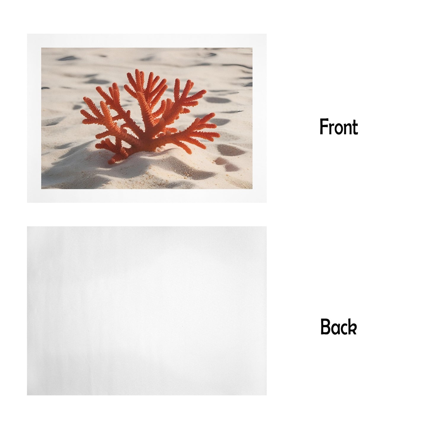 Trittico Artistico, stampa su tela "Coralli"