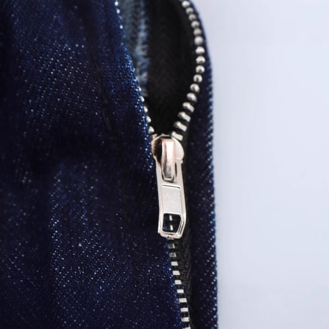 Nuovo abito corto in denim con scollo quadrato e spalline larghe da donna