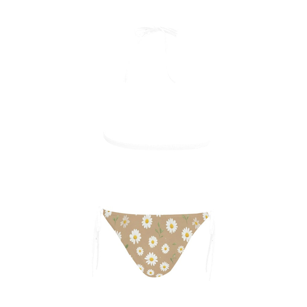 Costume da bagno bikini sexy con scollo all'americana