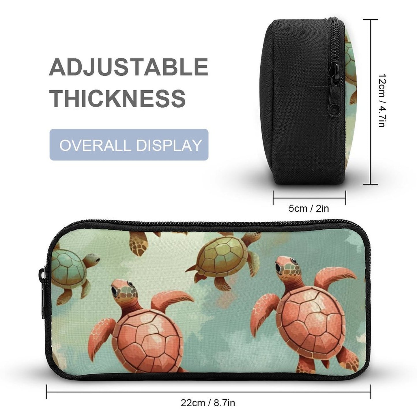 Set combinato zaino 3 in 1 con stampa all-over