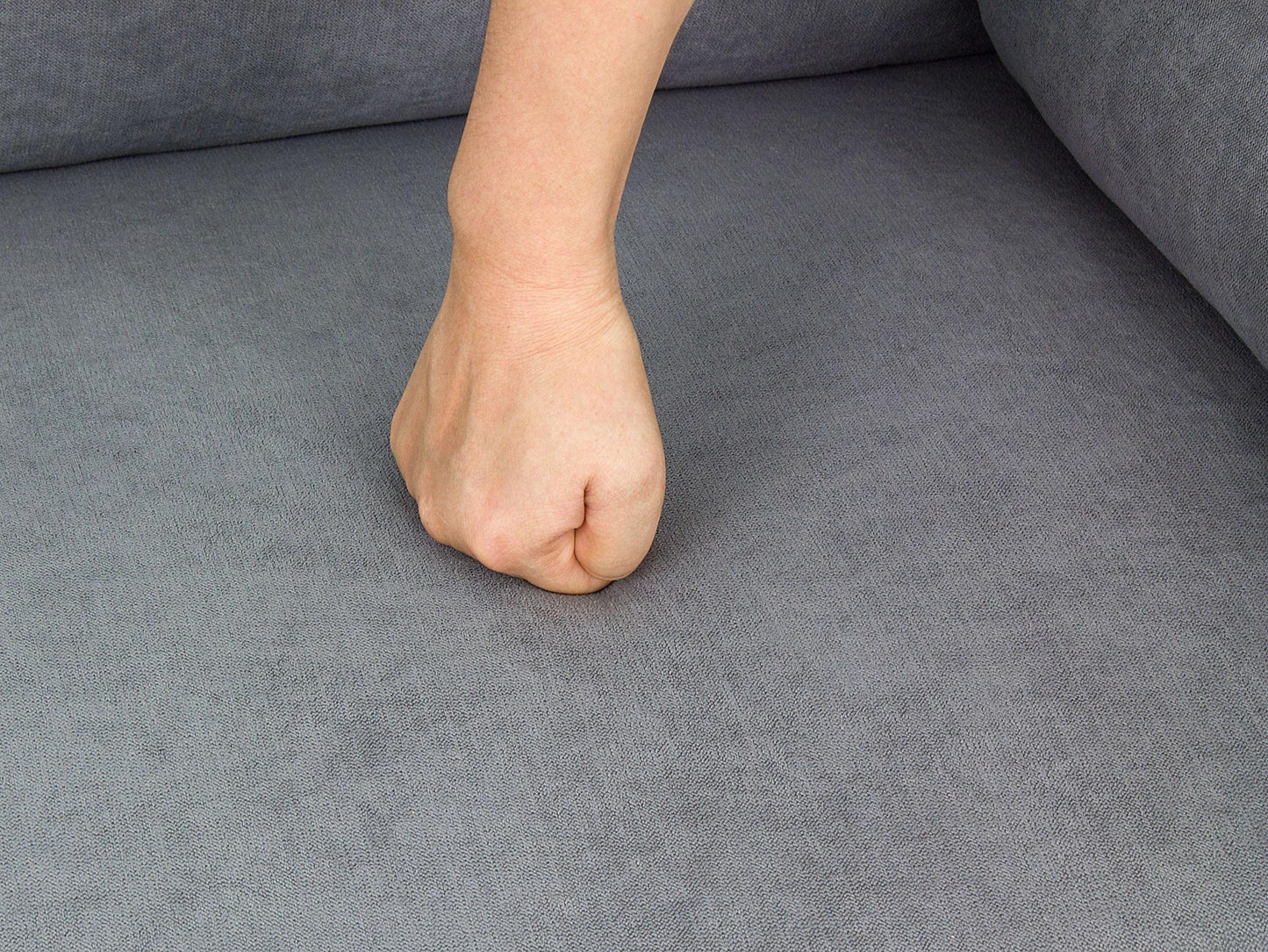 Divano in lino con 2 cuscini,  moderno ed elegante