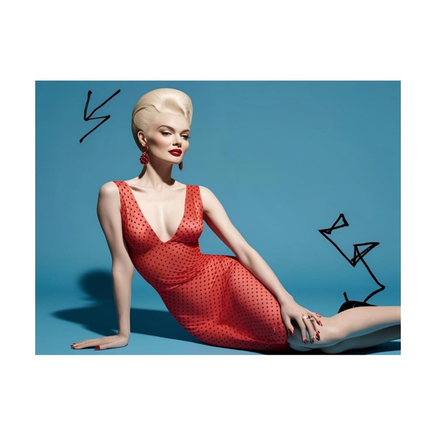 Dipinto a Diamante su tela "Marylin"