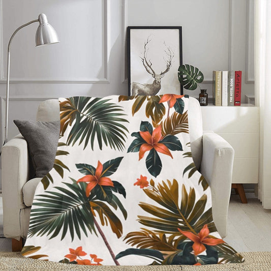 Coperta in micropile ultra morbida "Tropici"