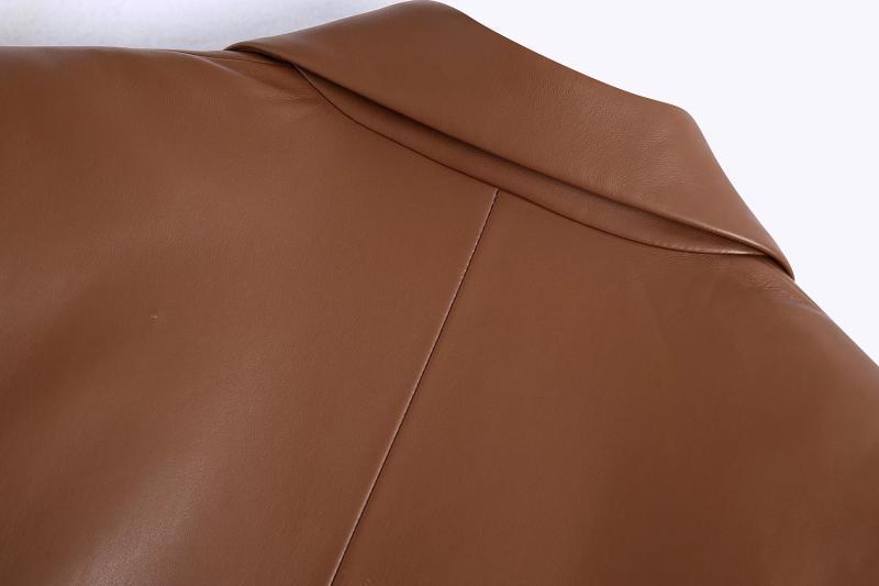 Blazer in similpelle francese