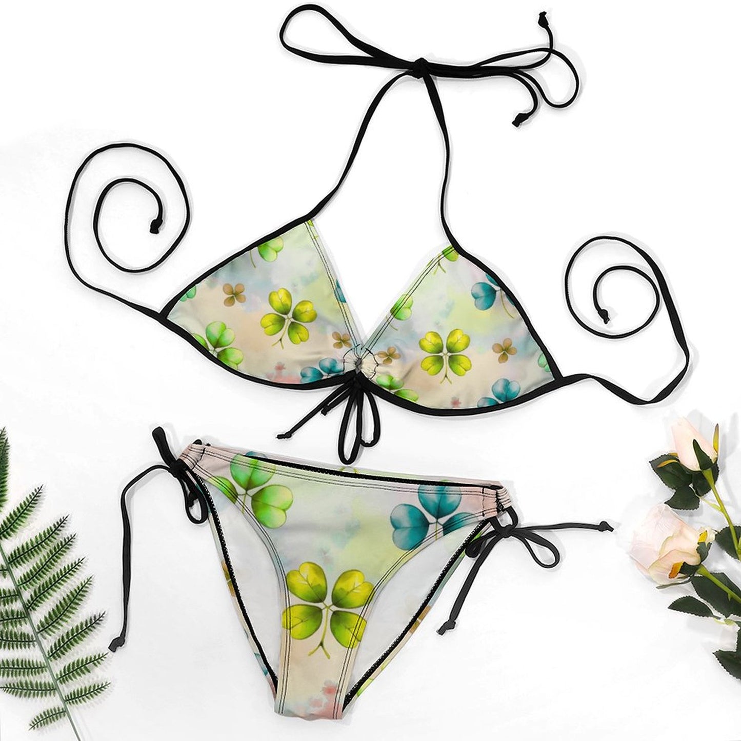 Set bikini con perizoma di design