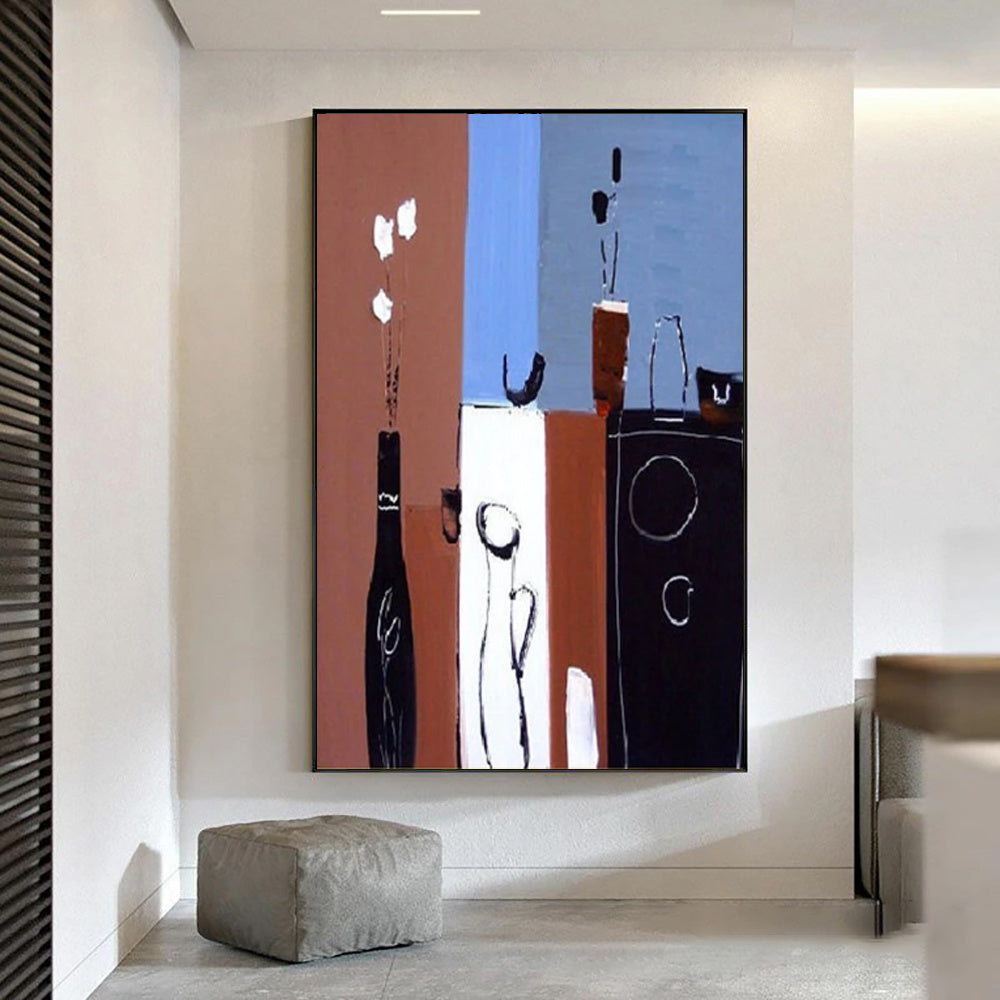 Dipinto a olio fatto a mano su tela